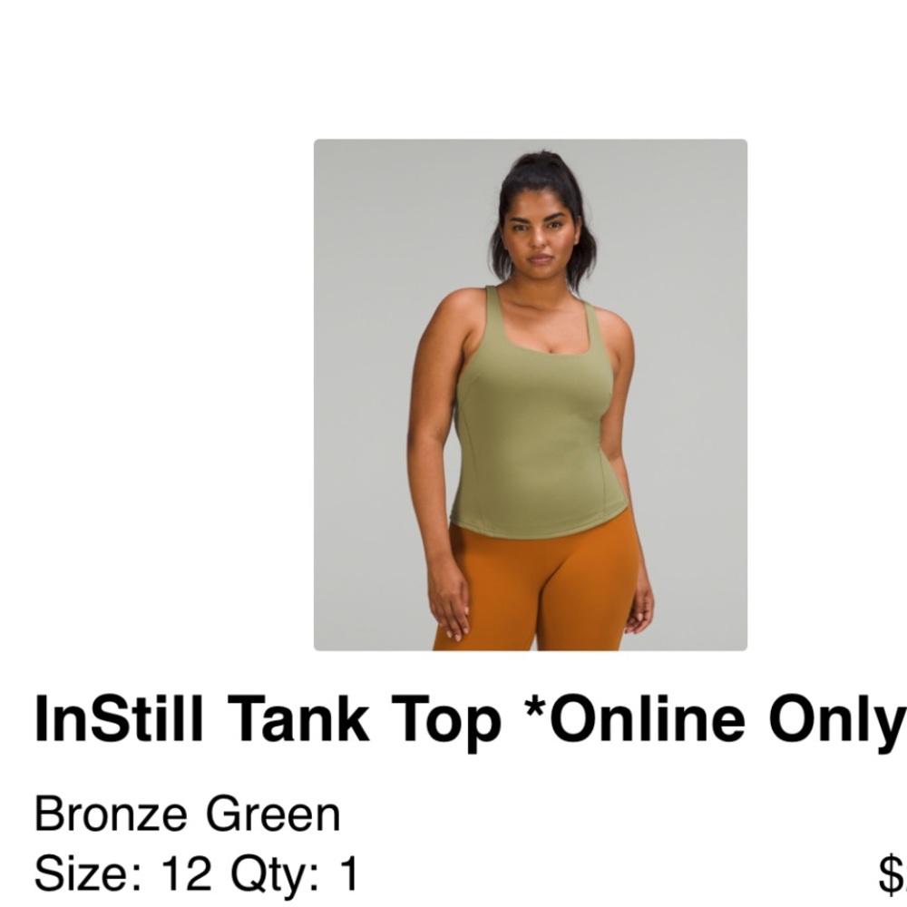 Lululemon InStill Tank Top